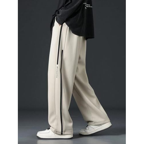 Lymio Track Pant for Men || Track Pants || Plain Track Pant (TP-40-Beige-L)