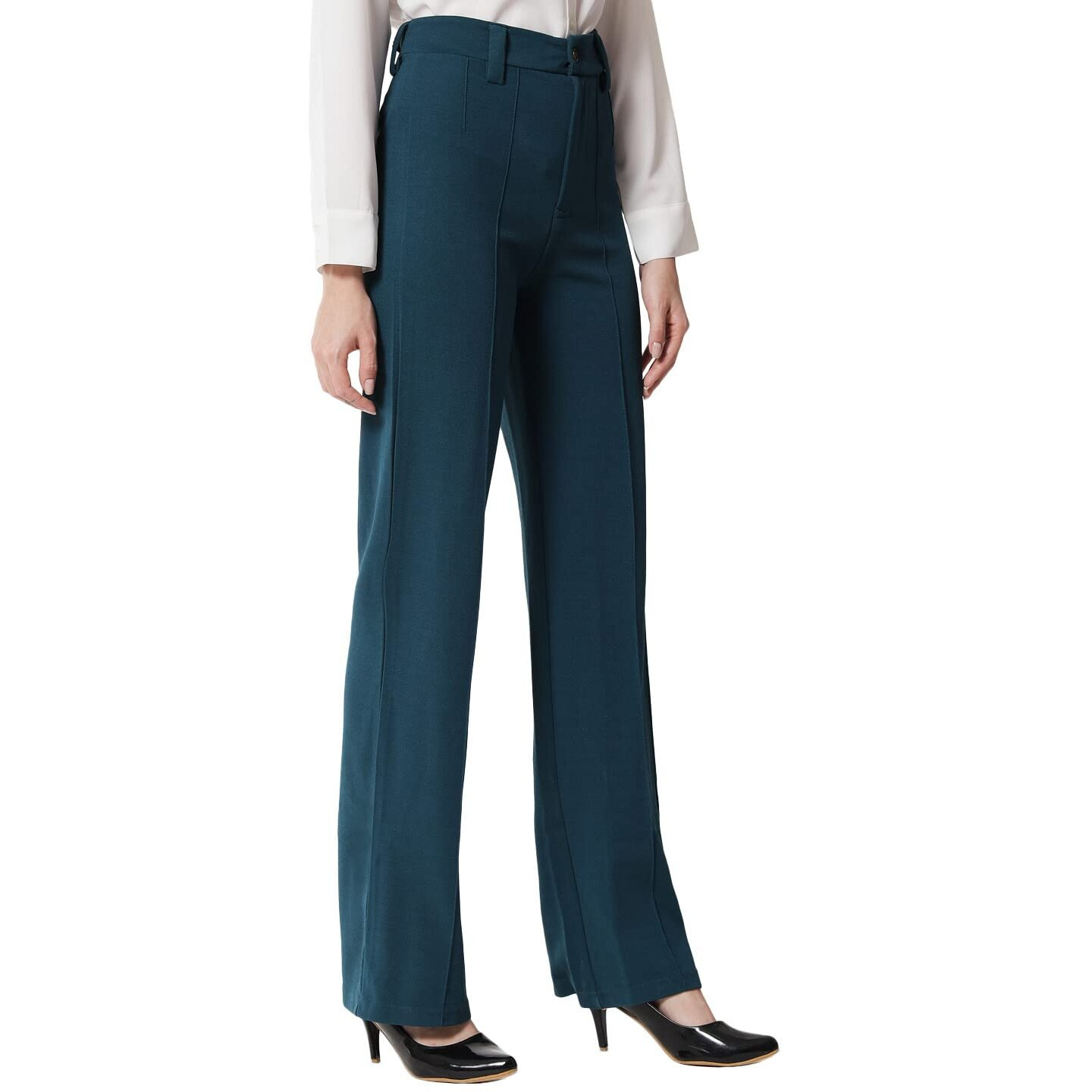Kotty Women's Relaxed Pants (Kttwomenspant151_Teal Green_Kttwomenspant154Xxl