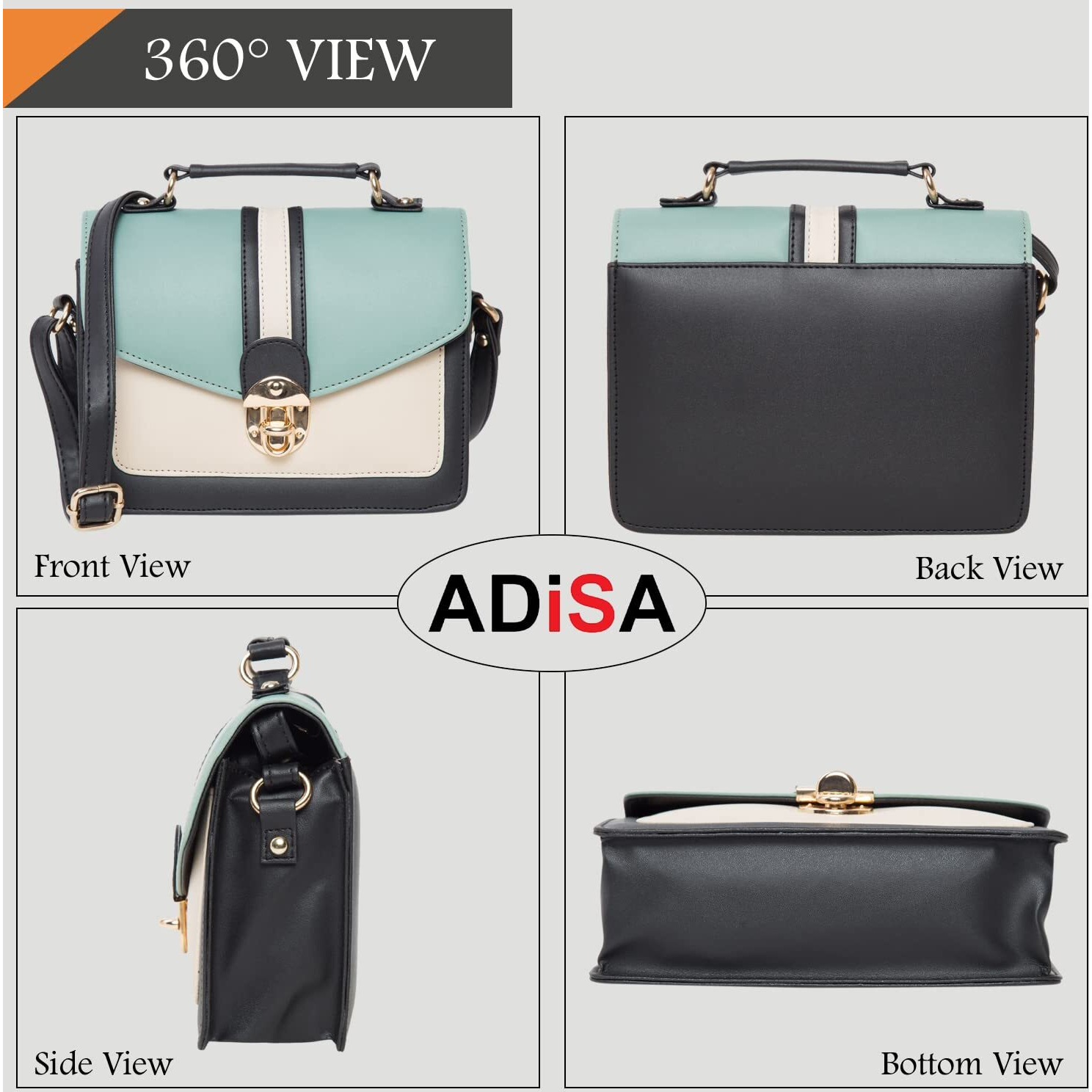 ADISA Women's Sling Bag (Green)