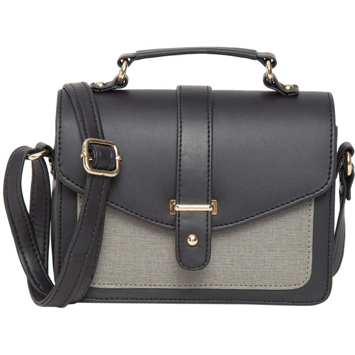 ADISA Women's Sling Bag (Gr-Black)
