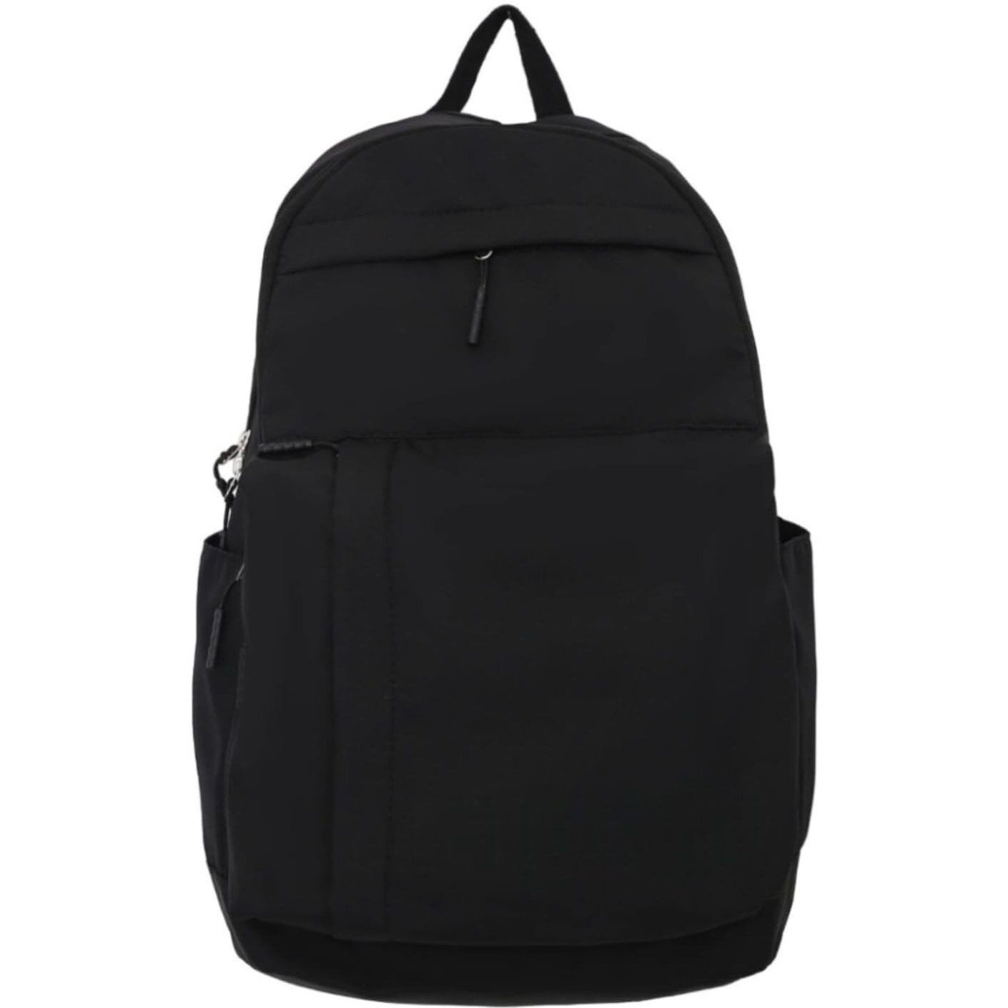 Glowic Women Backpack | Casual 20 L Backpack For Unisex Adult | Black Color Travel Backpack With Hidden Back, Side Pockets | Laptop Compartment | College Bag | School Bag | Large Size