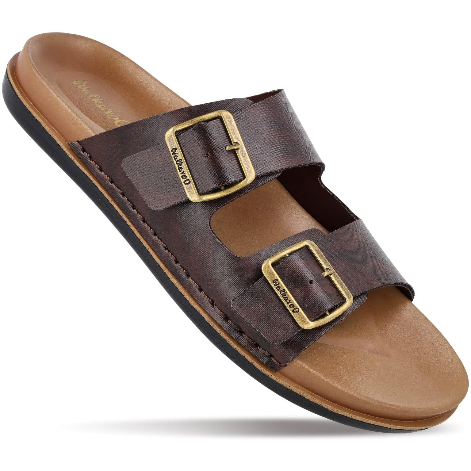 WALKAROO Comfort Sandal For Men's|CloudStep Dual-Density PU Sole  Ultimate Comfort|Stylish Casual Wear|WE1337
