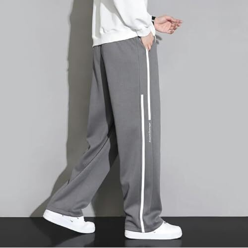 Lymio Track Pant for Men || Track Pants || Plain Track Pant (TP-41-Grey-2XL)