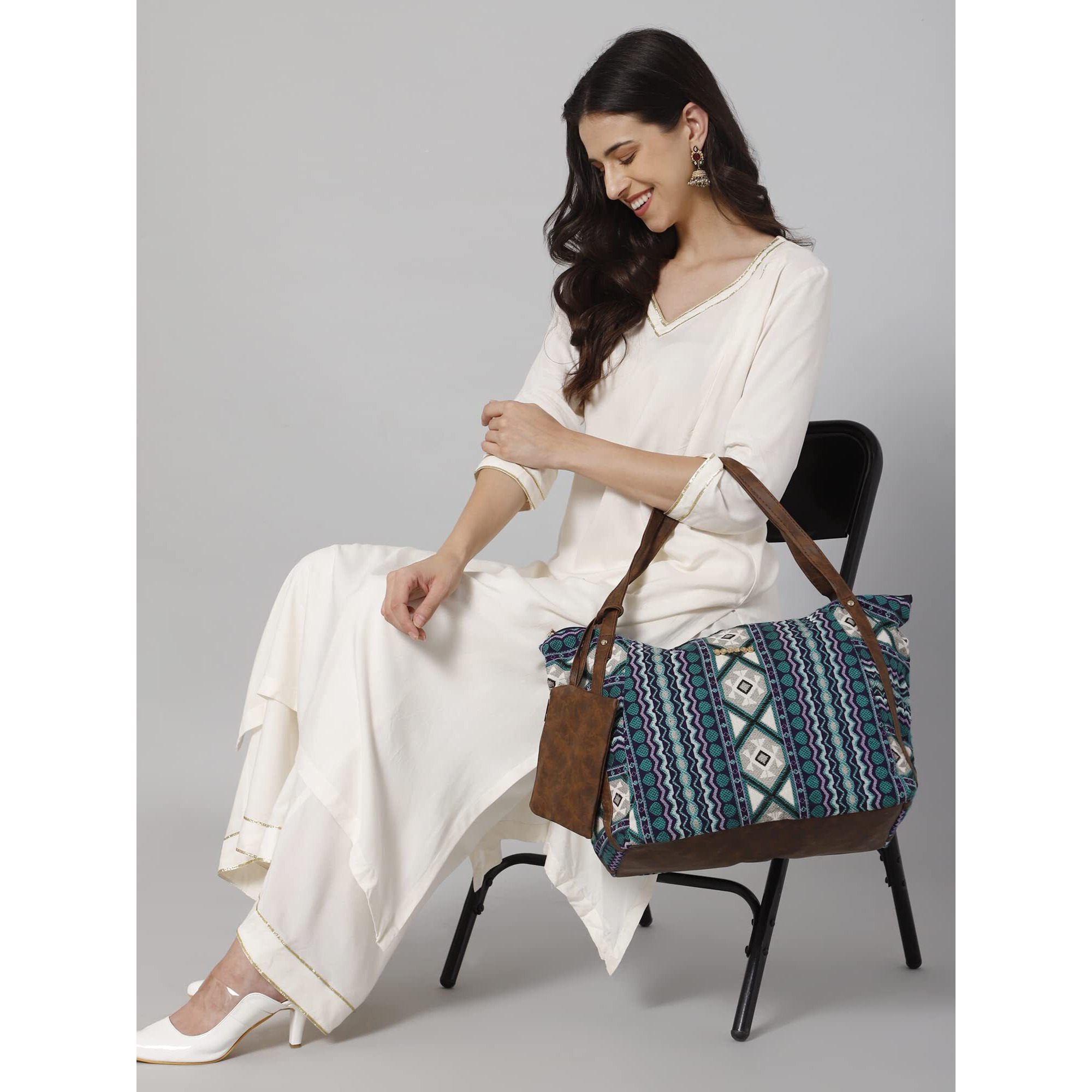 ASTRID Women Tote Bag Blue