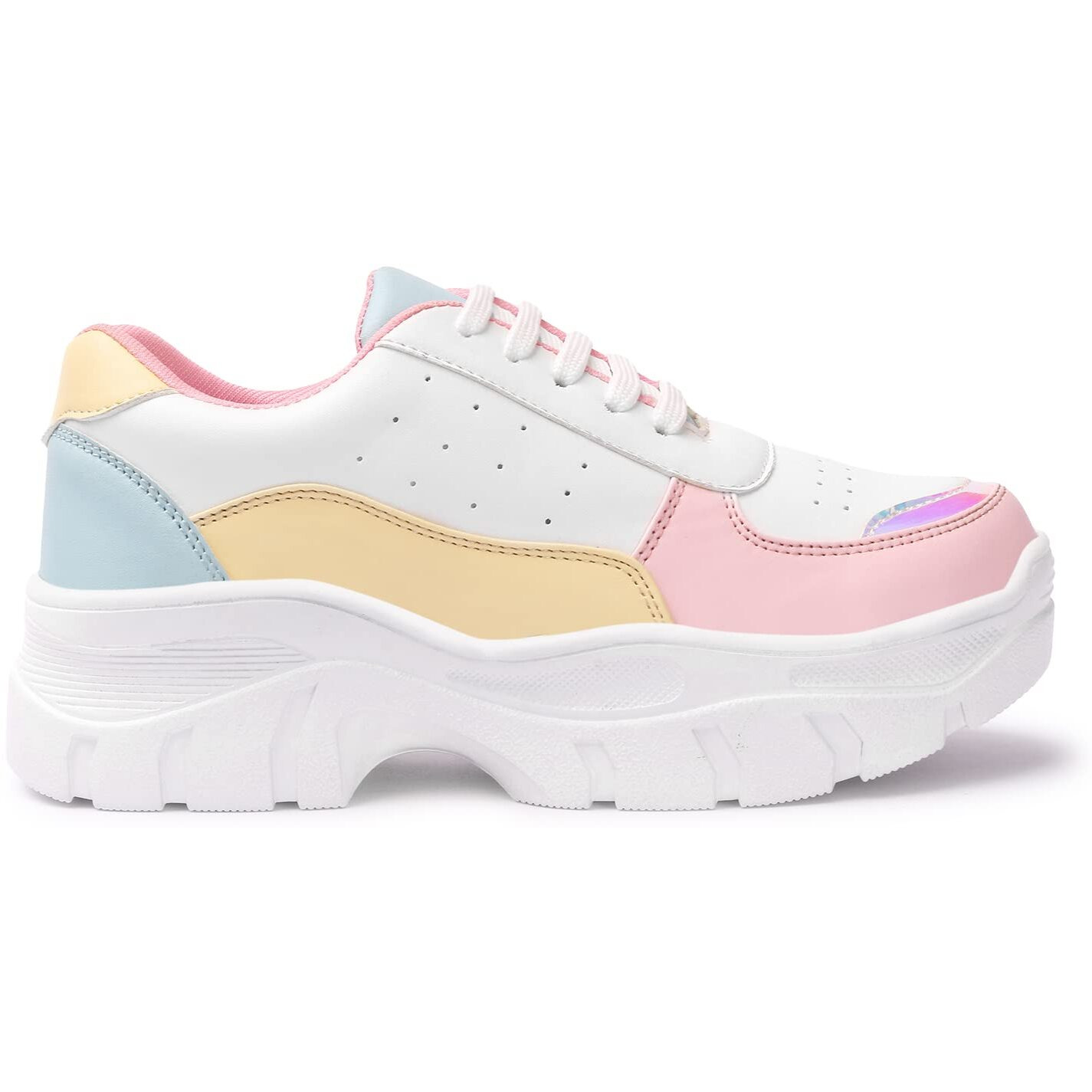 Vendoz Women Pink Casual Sneaker - 40 EU