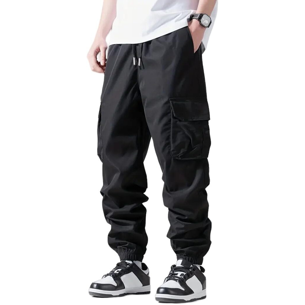 IndoPrimo Men Cargo || Men Cargo Pants || Men Cargo Pants Cotton || Cargos for Men || Men Cargo Trouser (in, Alpha, L, Regular, Standard, Blacks)