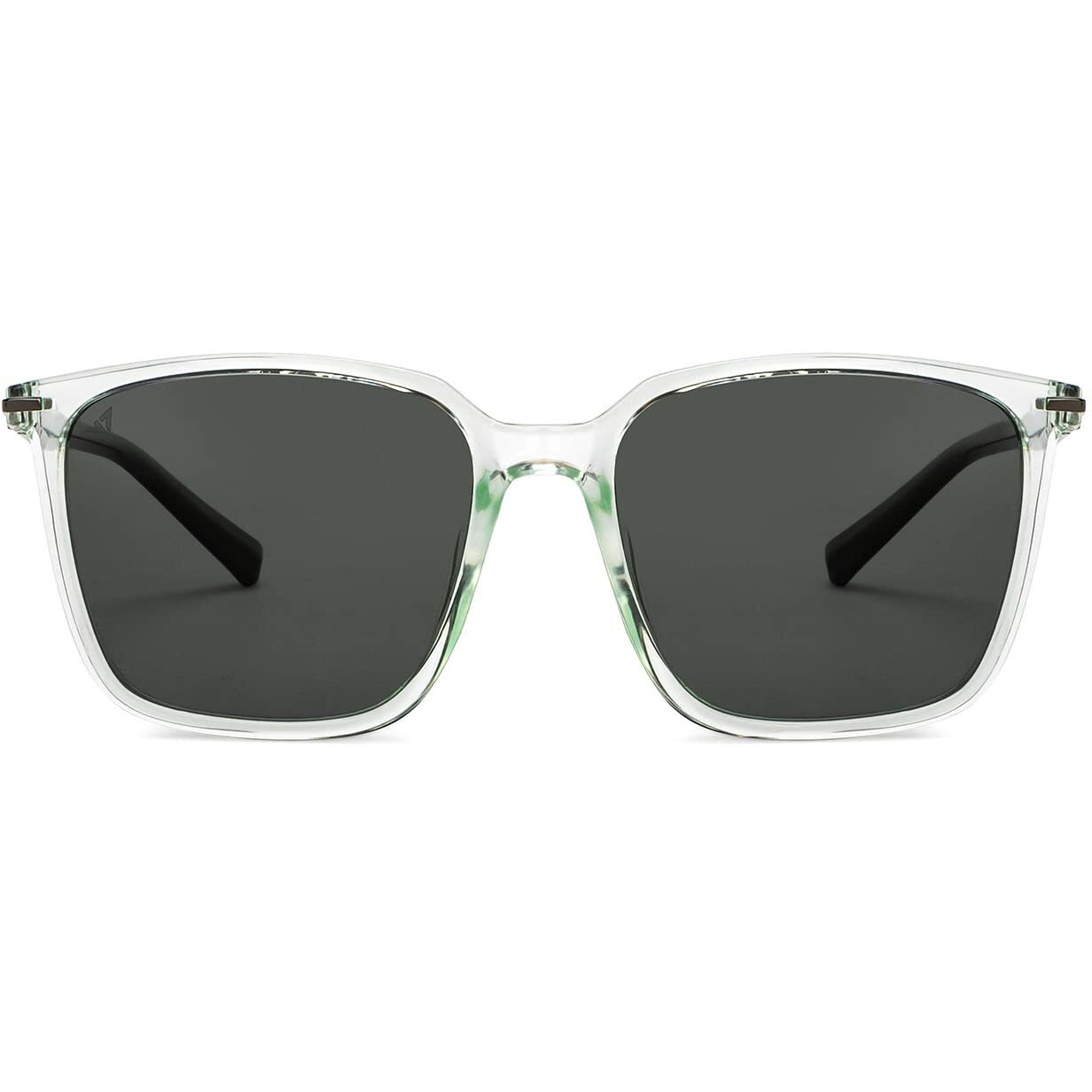 VINCENT CHASE EYEWEAR By Lenskart | Full Rim Square Branded Latest And Stylish Sunglasses | Polarization And 100% Uv Protected | Men & Women | Large | Vc S14459, Transparent