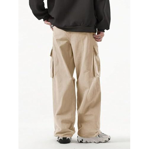 GRECIILOOKS Men's Regular Fit Trousers (GL-TP-1072_Brown_M)
