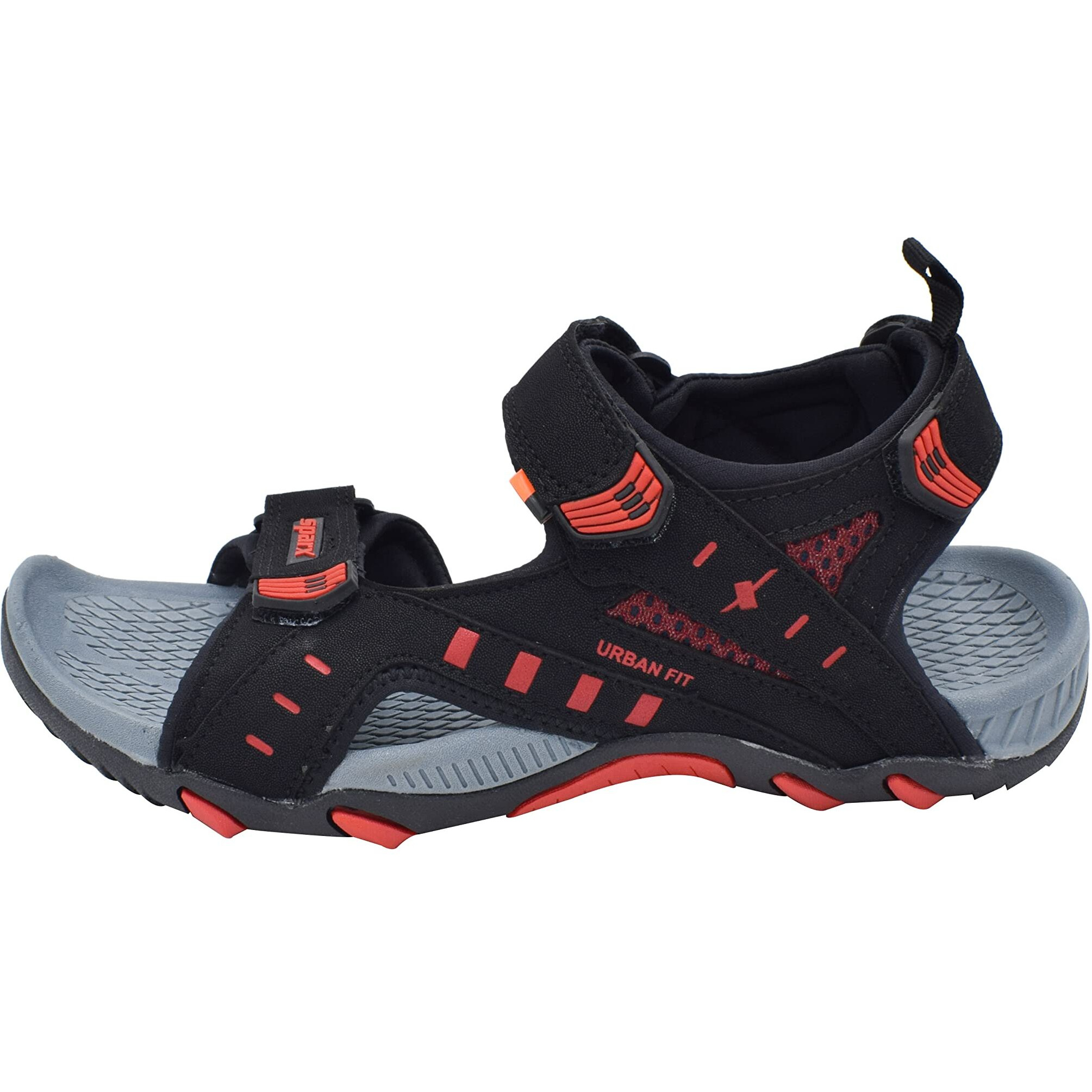 SPARX mens SS 485 | Latest, Daily Use, Stylish Floaters | Red Sport Sandal - 8 UK (SS 485)