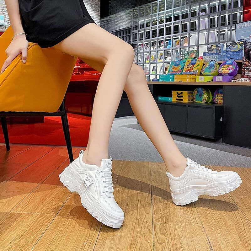Vendoz Women Casual White Sneakers Shoes CNV6053WT-41