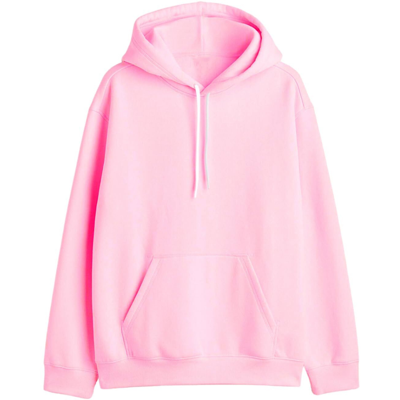 JUNEBERRY Cotton Hooded Sweatshirt for Women/Girls Pink(Pink, X-Large)