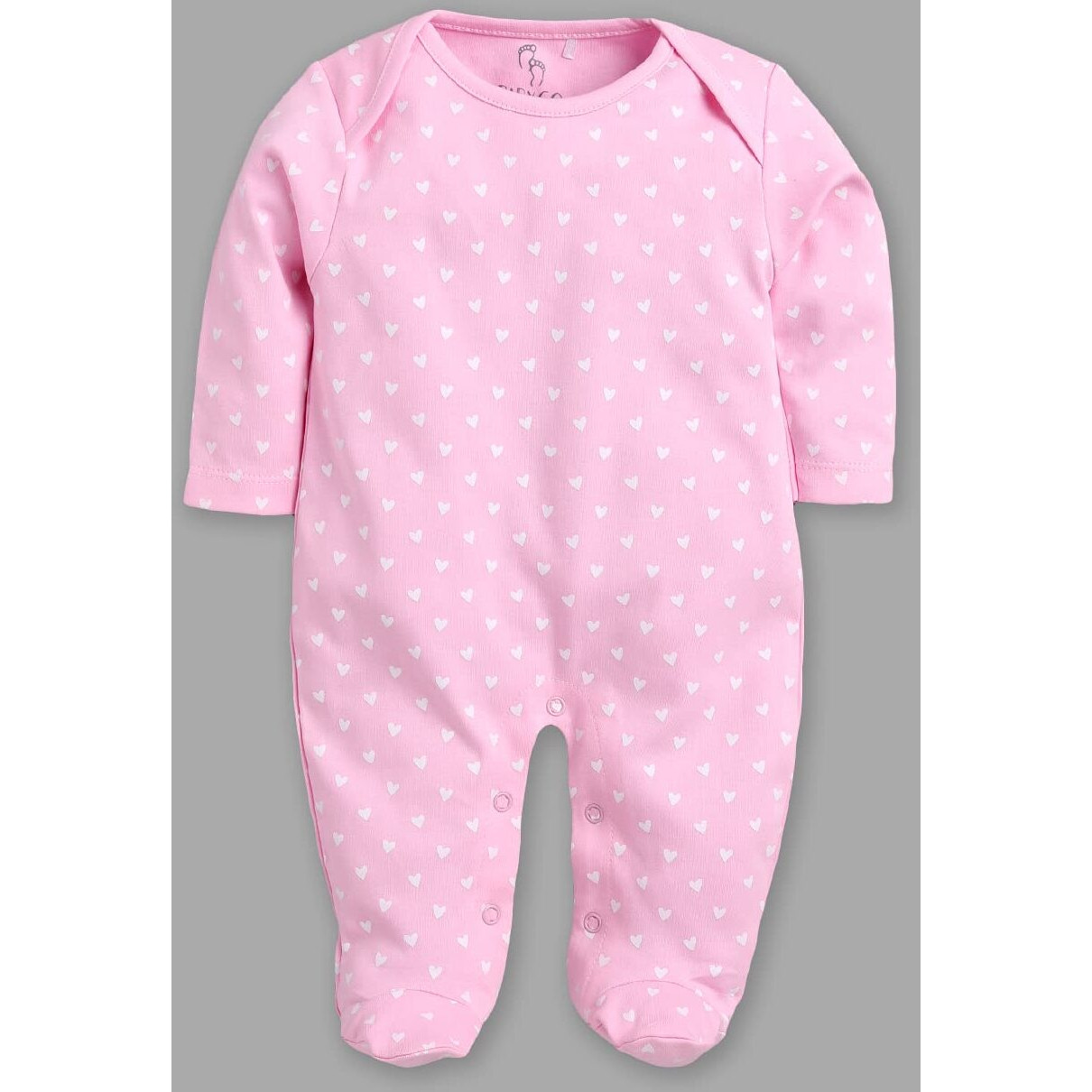 BabyGo Baby Romper 100% Cotton Rompers for New Born Baby|Night Suits for Baby Boys & Girls| PINK| 0-3M| 3-6M| 6-9M| Pack of 2