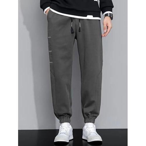 Lymio Men Joggers ||Track Pant for Men || Men Joggers || Printed Joggers (TP-25-28) (XL, Grey)