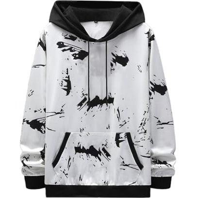 TOPLOT Unisex Woolen Blend Hooded Neck Hoodie (Hoodie-5147-S) White