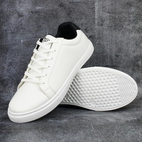 ATHCO Men's Wind White Running Shoes_09 UK (ATHDIP-2)