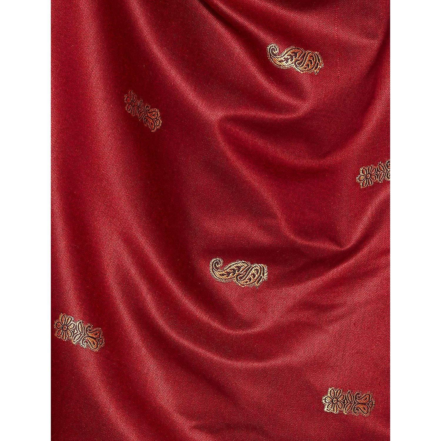 Weavers Villa - Women's Beautiful Maroon Shawls, Stoles (Maroon), 100cm X 200cm