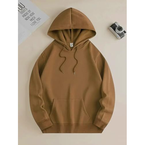 Lymio Hoodies || Sweatshirt for Unisex || Unisex Hoodie (H-39-41) (2XL, Khakhi)