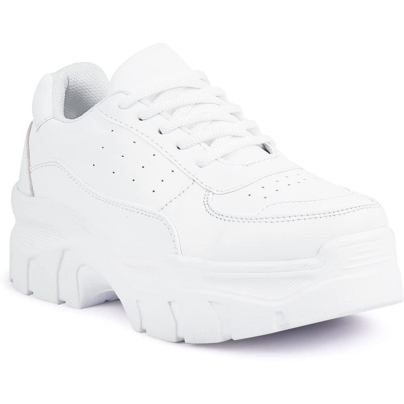 Vendoz Women Casual Shoes Sneakers Stylish - 40 EU White