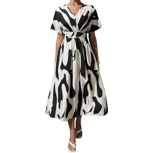 Leriya Fashion Women's Rayon Fit and Flare Ankle Length Dress (LF-WD1194_Black_L)