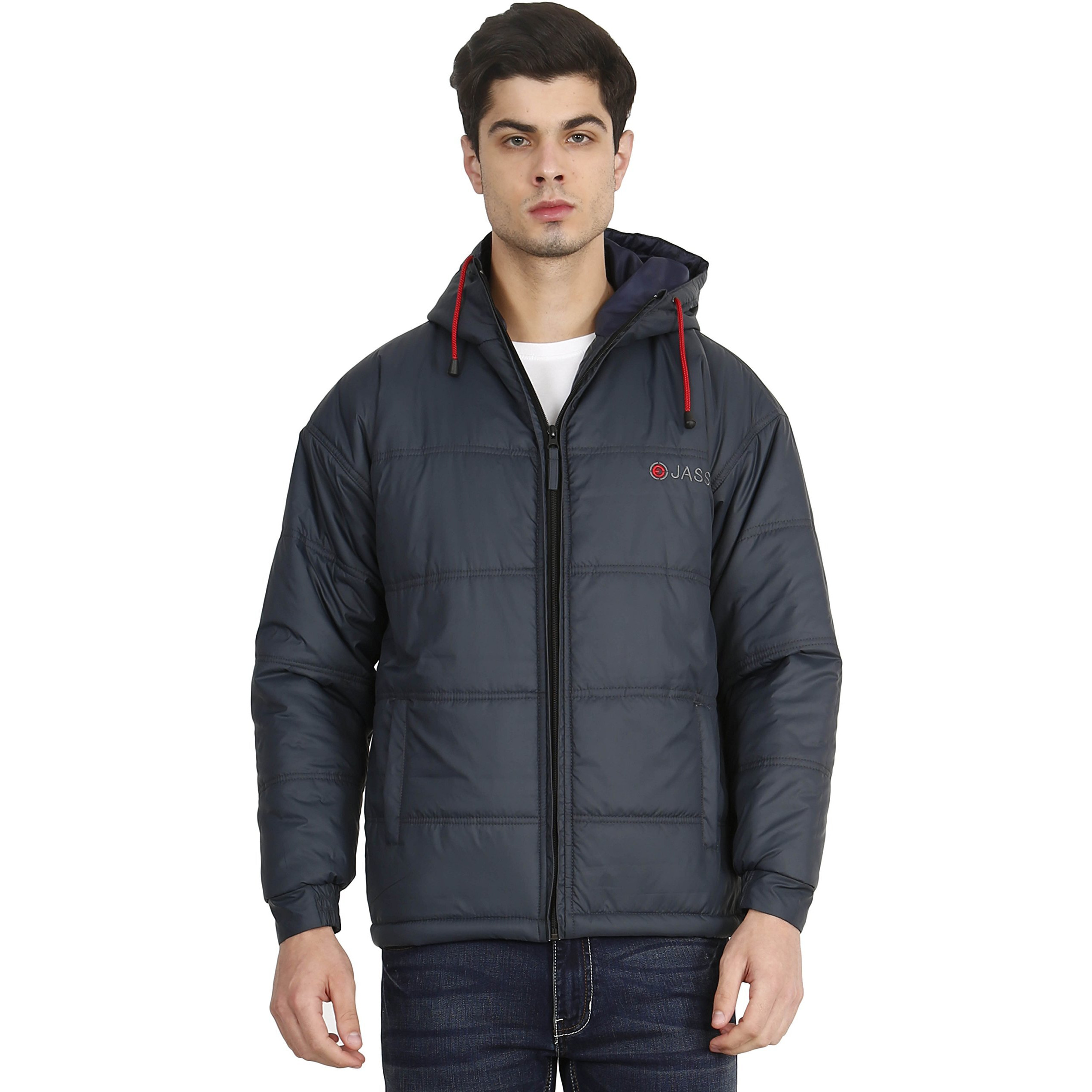 OJASS Men's Polyester Jacket Grey Large(OCSBJF-GM-L)