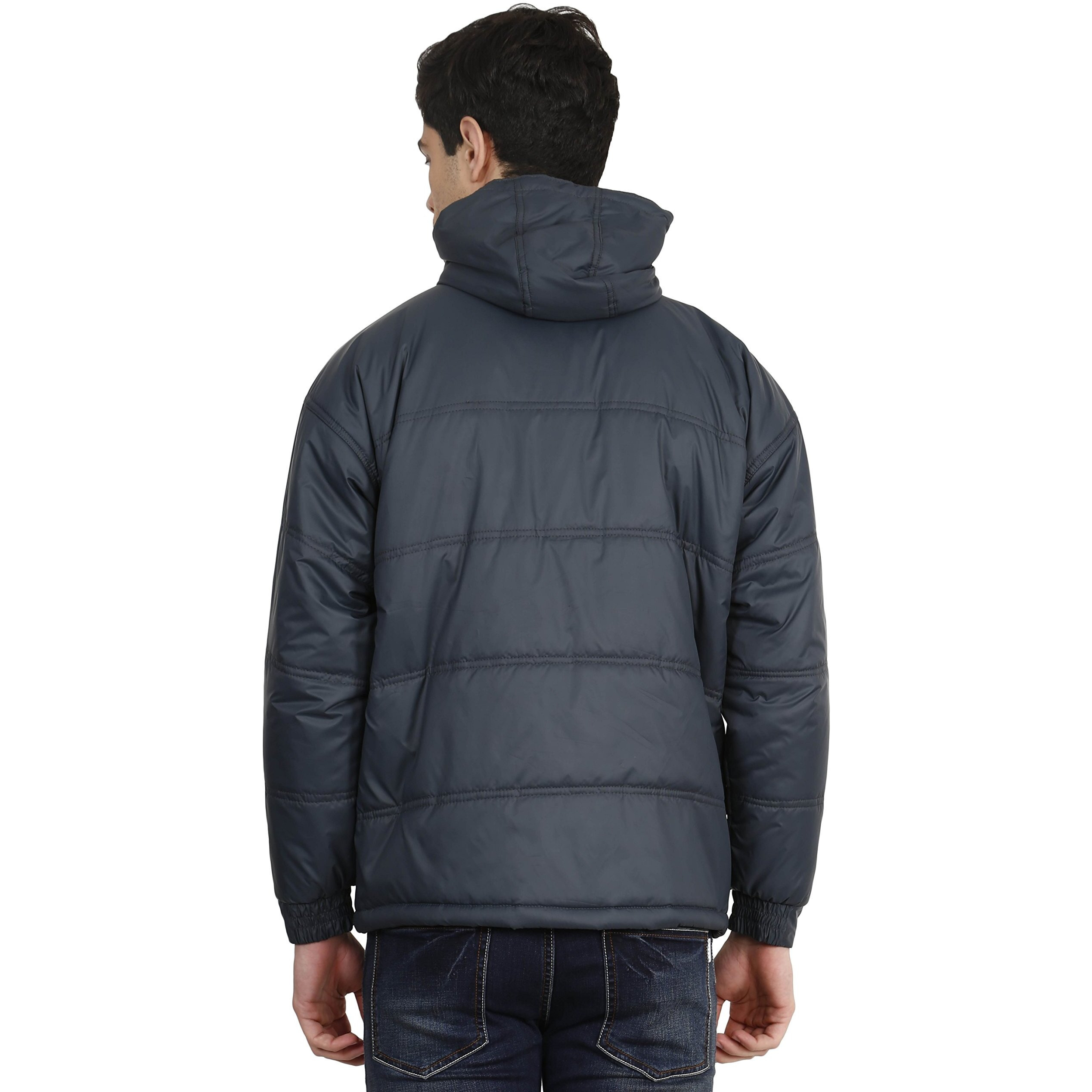 OJASS Men's Polyester Jacket Grey Large(OCSBJF-GM-L)