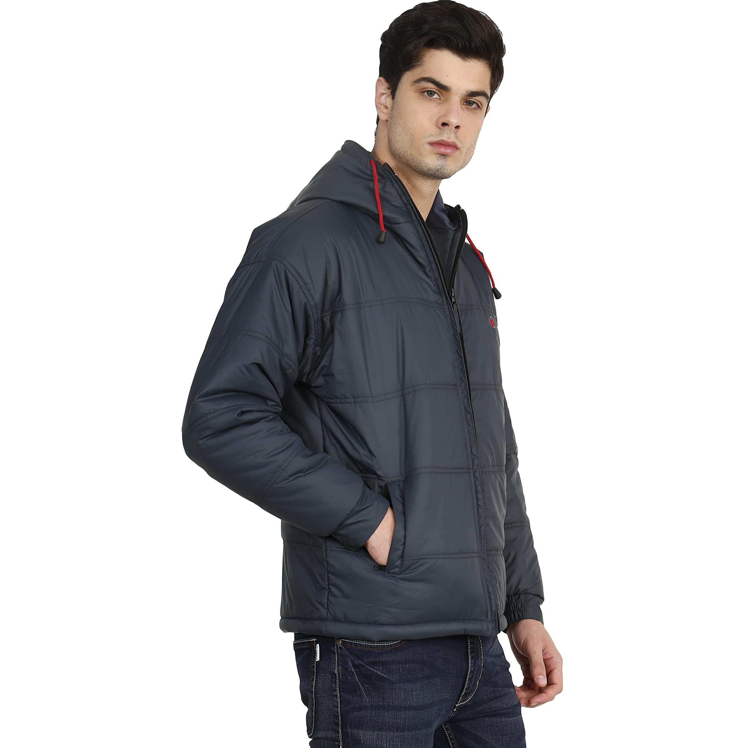 OJASS Men's Polyester Jacket Grey Large(OCSBJF-GM-L)