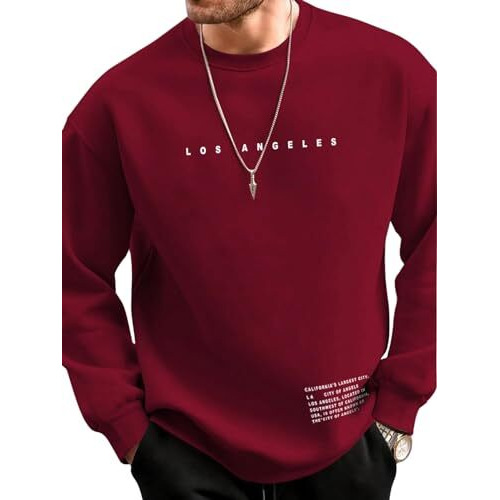Lymio Men Sweatshirts || Sweatshirts for Men || Unisex Sweatshirts (H-30-32) (M, Maroon)