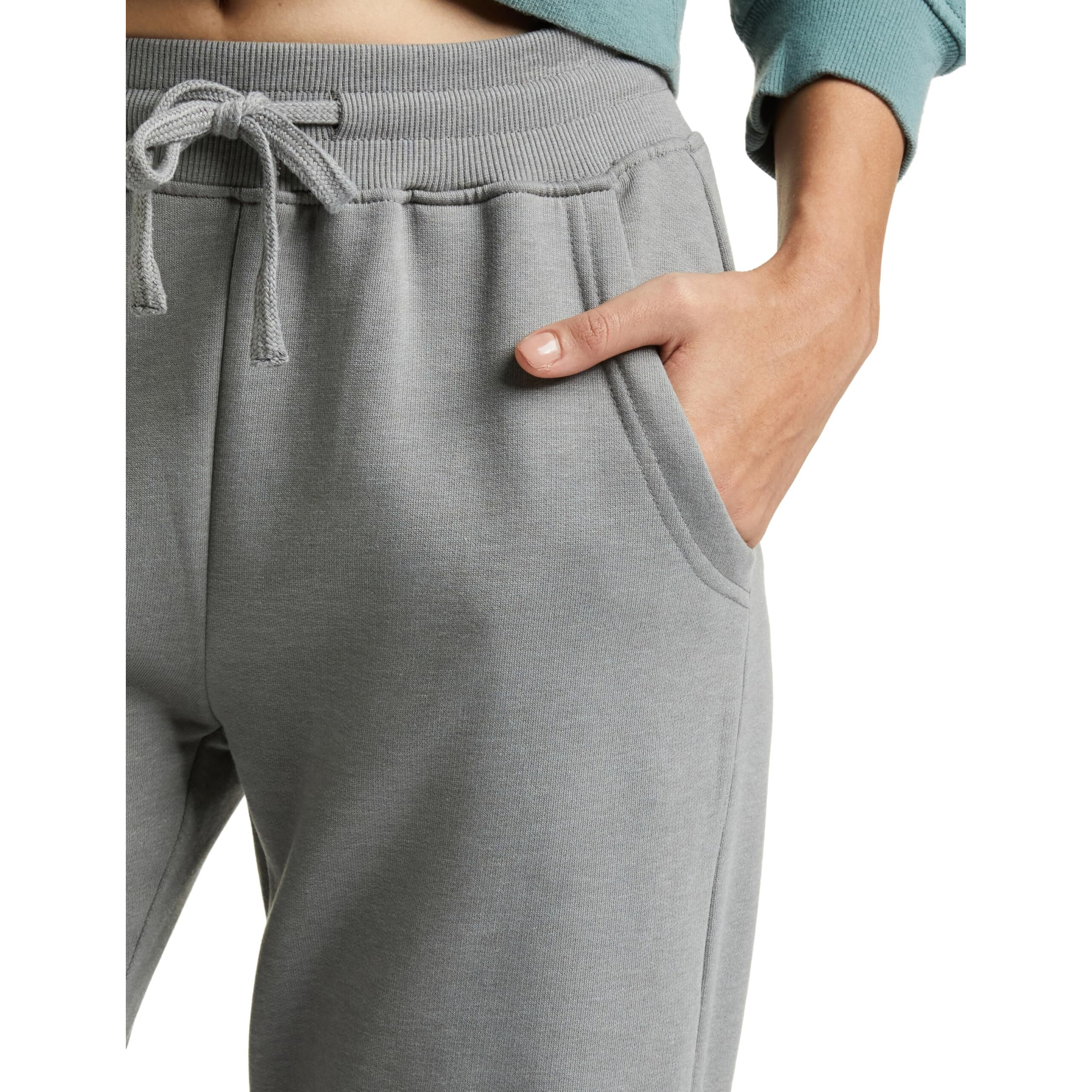 Amazon Brand - Symbol Women's Regular Fit Winter Track Pants (SYWHJOG320_Grey_XL)