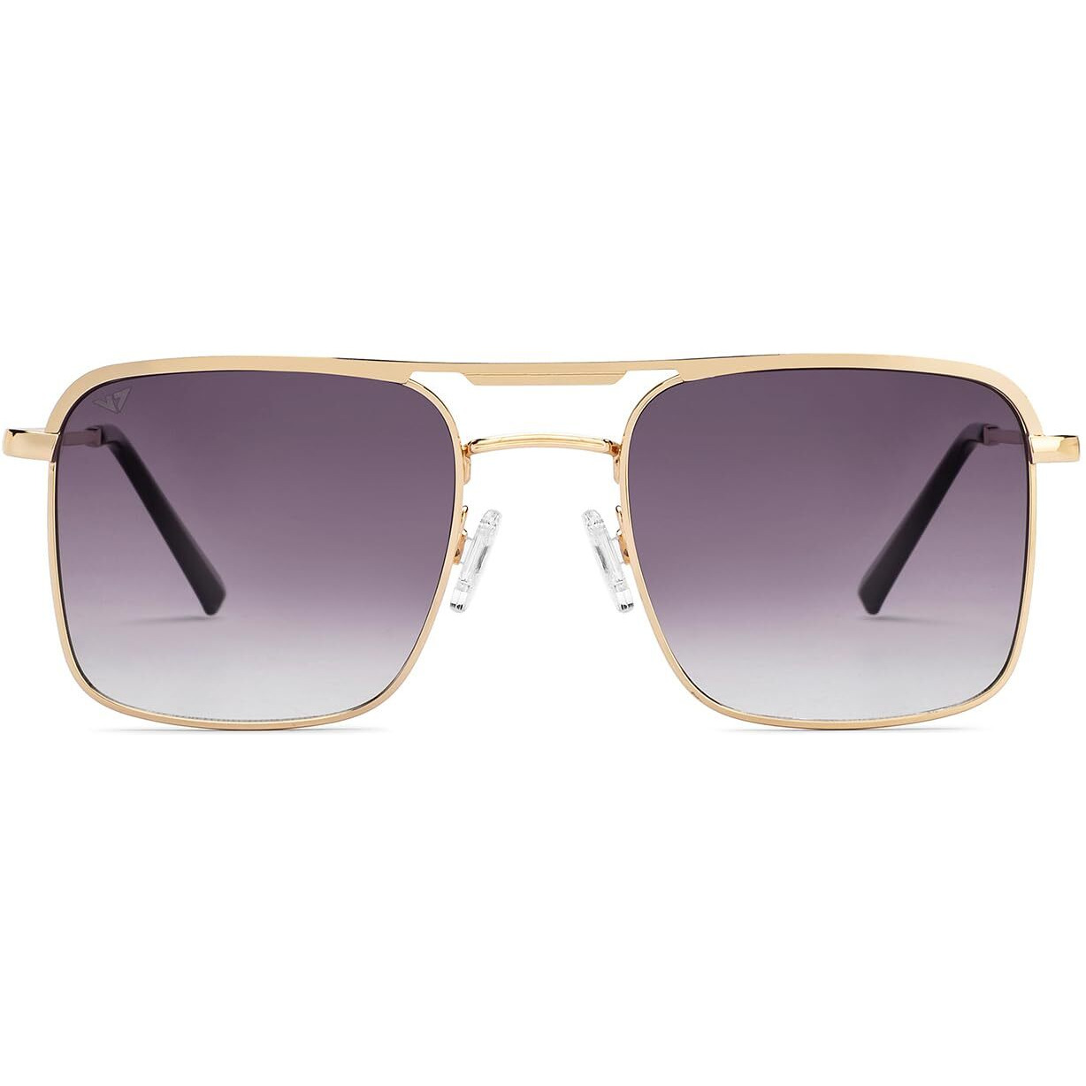 VINCENT CHASE EYEWEAR By Lenskart|Gold Pink Full Rim Square|Fashion Essentials|Branded Latest And Stylish Sunglasses|100% Uv Protected|Men & Women|Medium|Vc S15800
