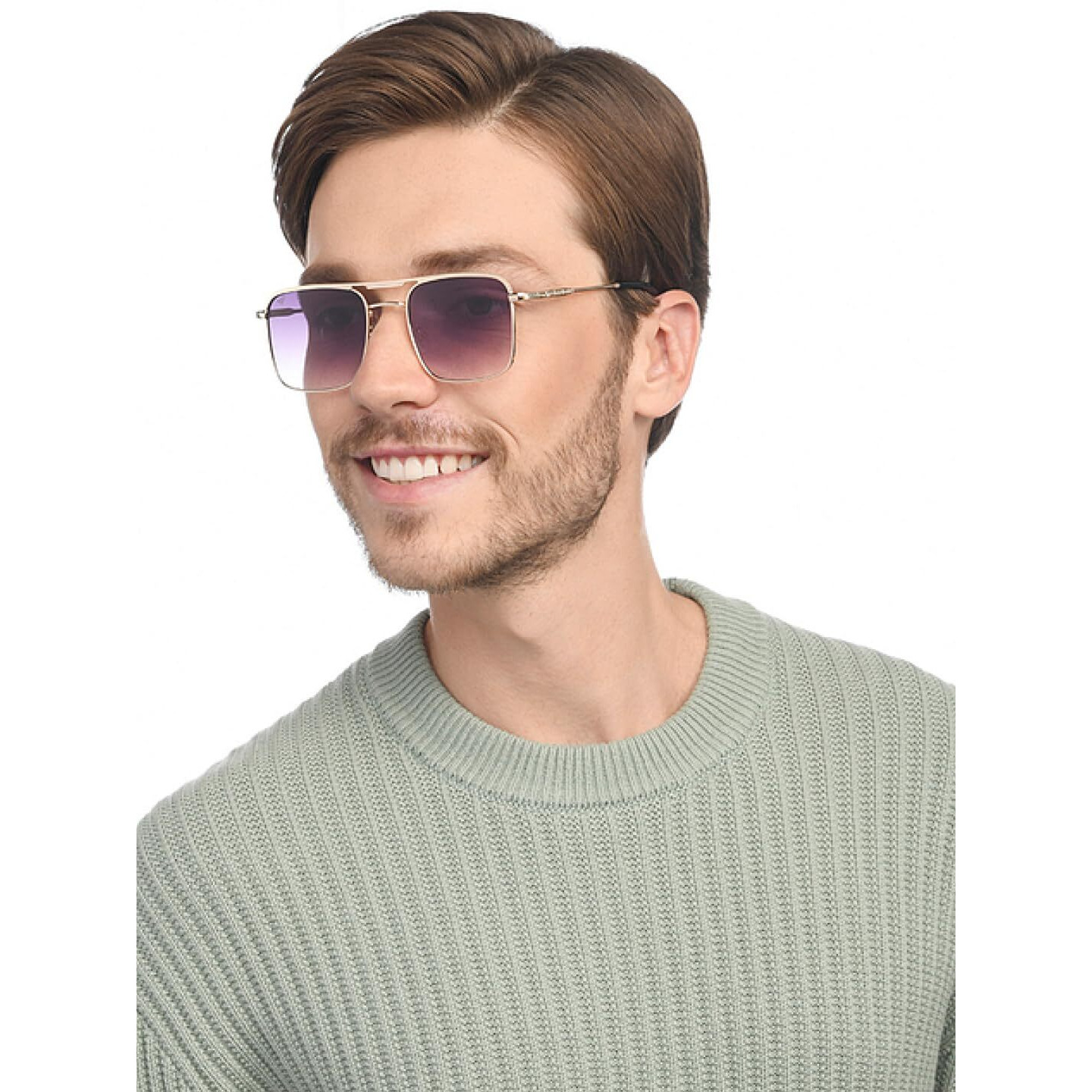 VINCENT CHASE EYEWEAR By Lenskart|Gold Pink Full Rim Square|Fashion Essentials|Branded Latest And Stylish Sunglasses|100% Uv Protected|Men & Women|Medium|Vc S15800