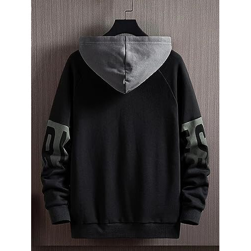 Lymio Women's Hoodies || Sweatshirt for Women || Unisex Hoodie (H-18-19) (M, Black)