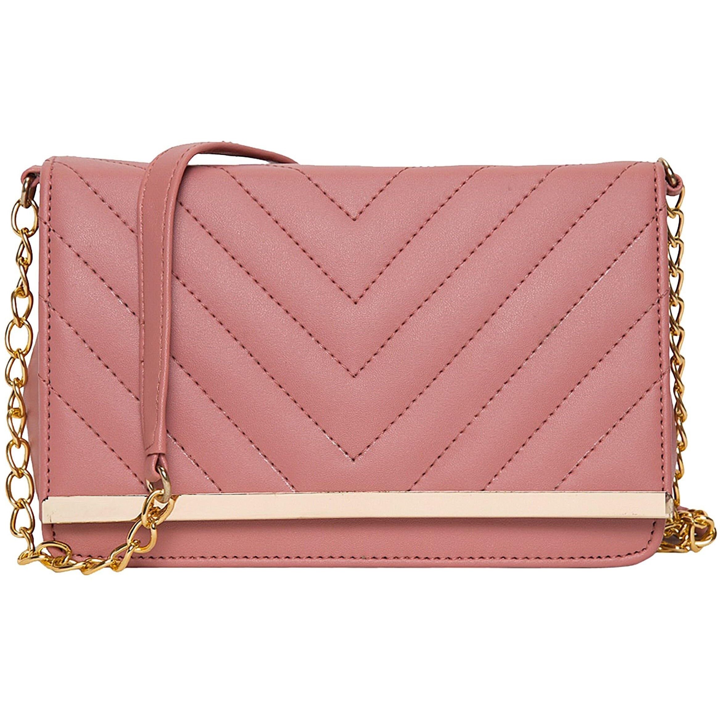 ADISA SL5022 women girls party sling bag (Pink)