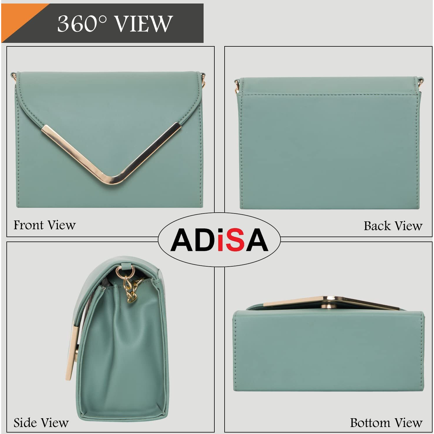ADISA Women's Sling Bag (Green)