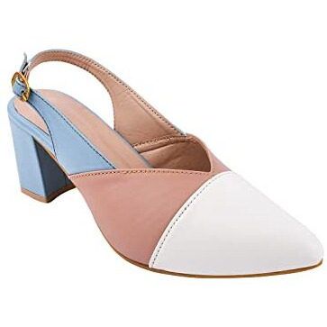 Shoetopia womens Multicolor Heeled Sandal - EU39 /UK6