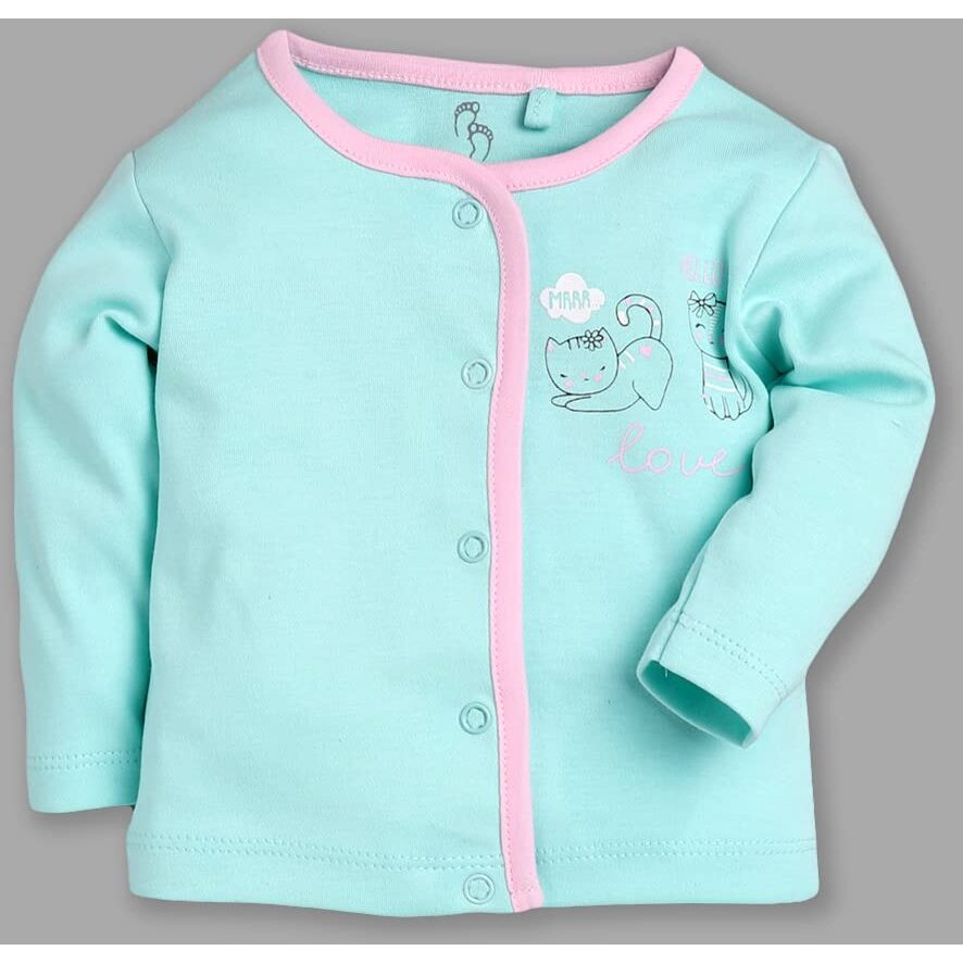 BABY GO Full Sleeve Set of 3 TEES Combo for Baby Girls(9-12M,Pink)