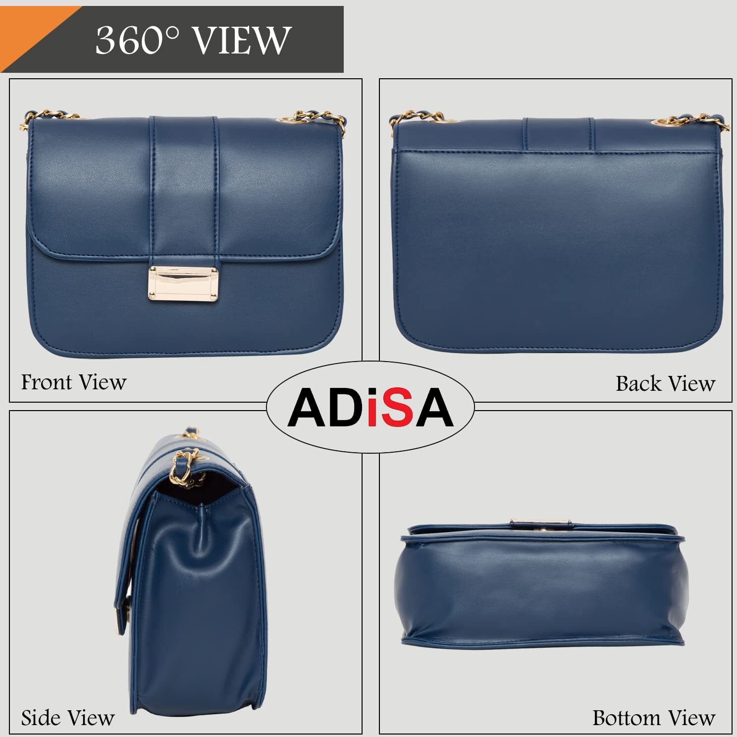 ADISA Women's Sling Bag (Blue)