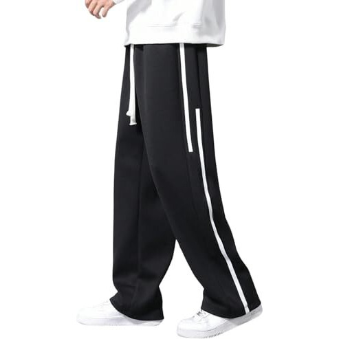 GRECIILOOKS Regular Trouser Baggy Loose Fit | Cargo for Men Stylish Track Pant (GL-TP-1043_Black_2XL)