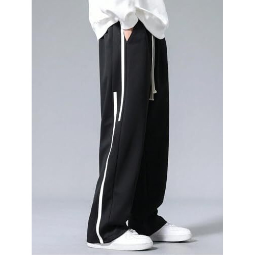 GRECIILOOKS Regular Trouser Baggy Loose Fit | Cargo for Men Stylish Track Pant (GL-TP-1043_Black_2XL)