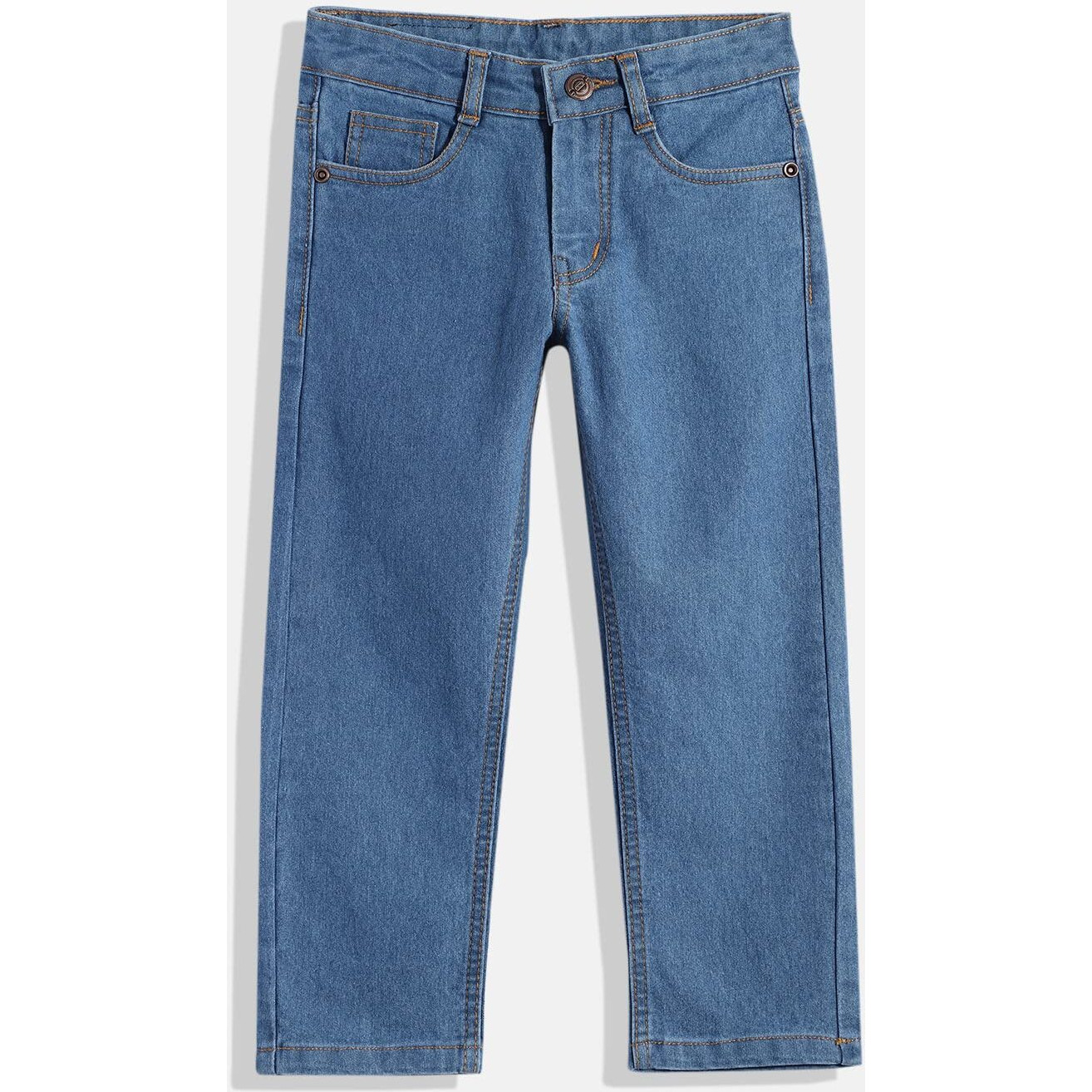 Urbano Juniors Boy's Light Blue Slim Fit Washed Denim Jeans Stretch (junepsboy-lblue-11-12)
