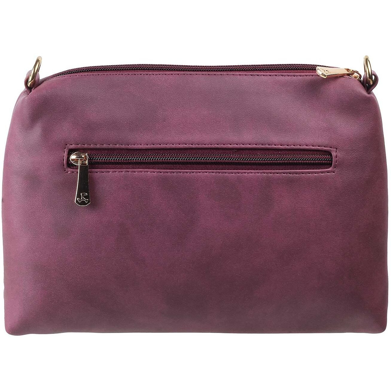 Mochi Women Purple Zip Top Sling Bag (66-7549)