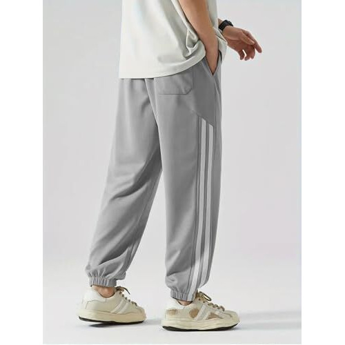 Lymio Track Pant for Men || Men Track Pant || Track Pant (TP-32-33) (XL, Grey)