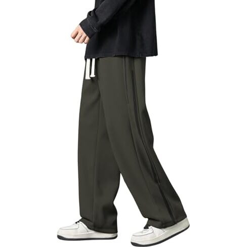 GRECIILOOKS Men's Regular Track Pants (GL-TP-1043_Green