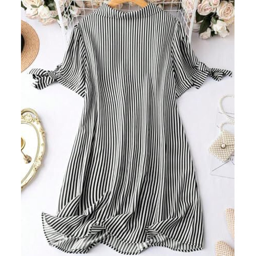 Leriya Fashion Dress for Women| One Piece Dress for Women| Beach Dress for Women (X-Large, Black)