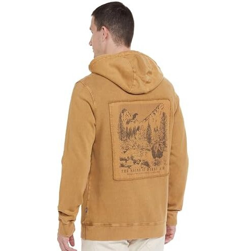 Amazon Brand - INKAST Men's Cotton Neck Hooded Regular Fit Sweatshirt (INK-A23-SW-51_Mustard,OD_Large)