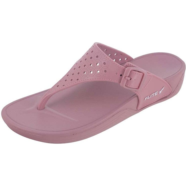 flite Daily Use Slippers For Women/Bathroom Slippers/Home Slippers/All Day Wear Fl-430 (Tulip, Numeric_5), Pink