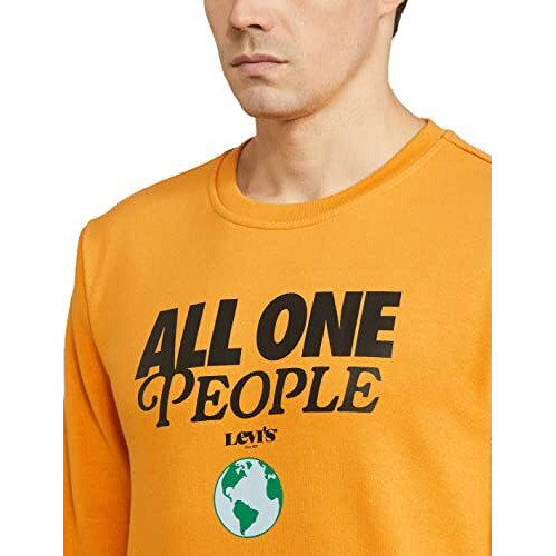 Levis Topaz Graphic Printed Sweatshirt (59638-0108M_M_Brown)