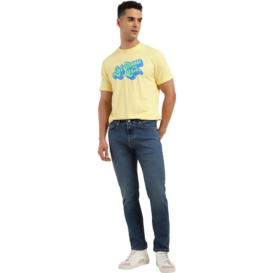 Levis Mens 511 Slim Fit Mid-Rise Jeans