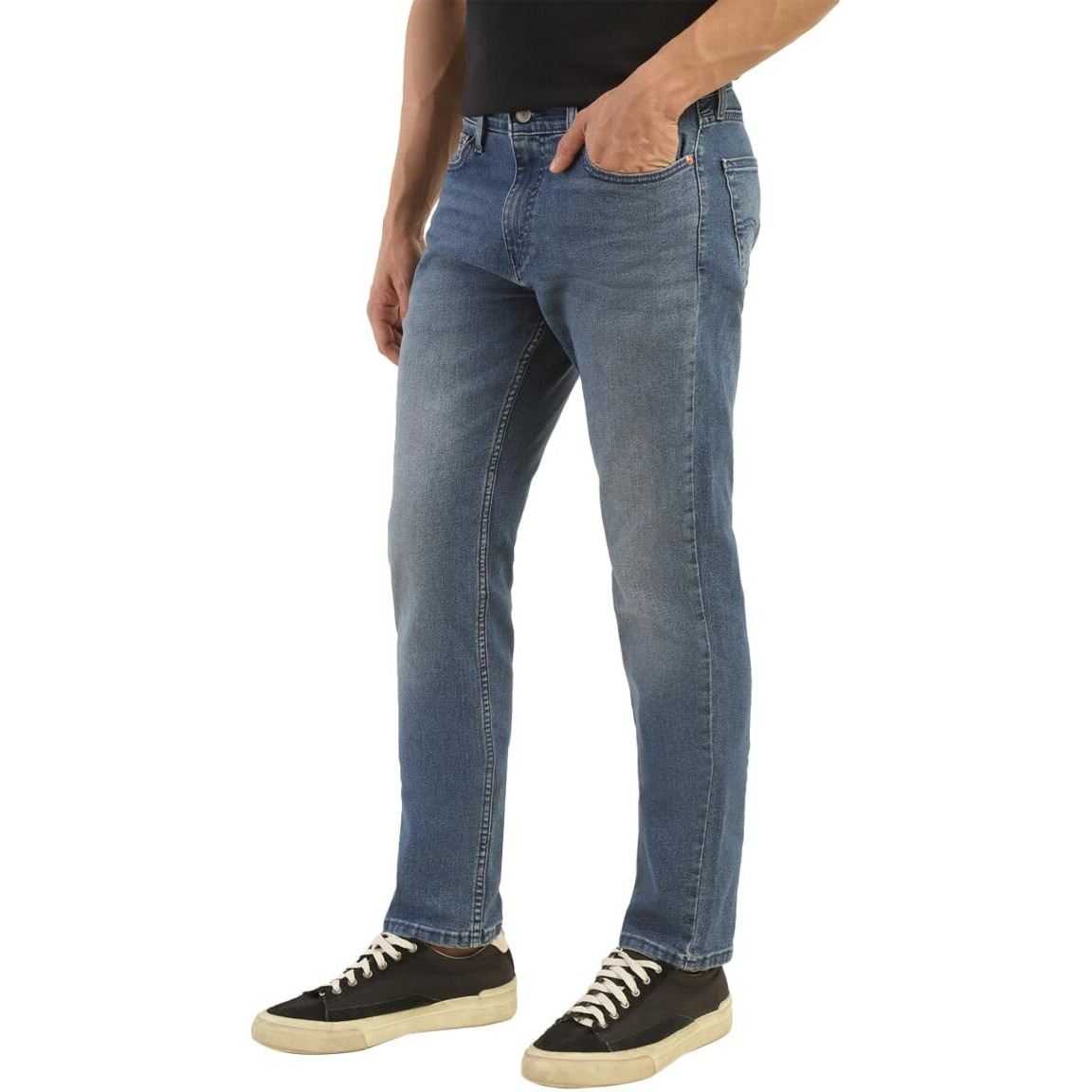 Levis Mens 511 Slim Fit Mid-Rise Jeans