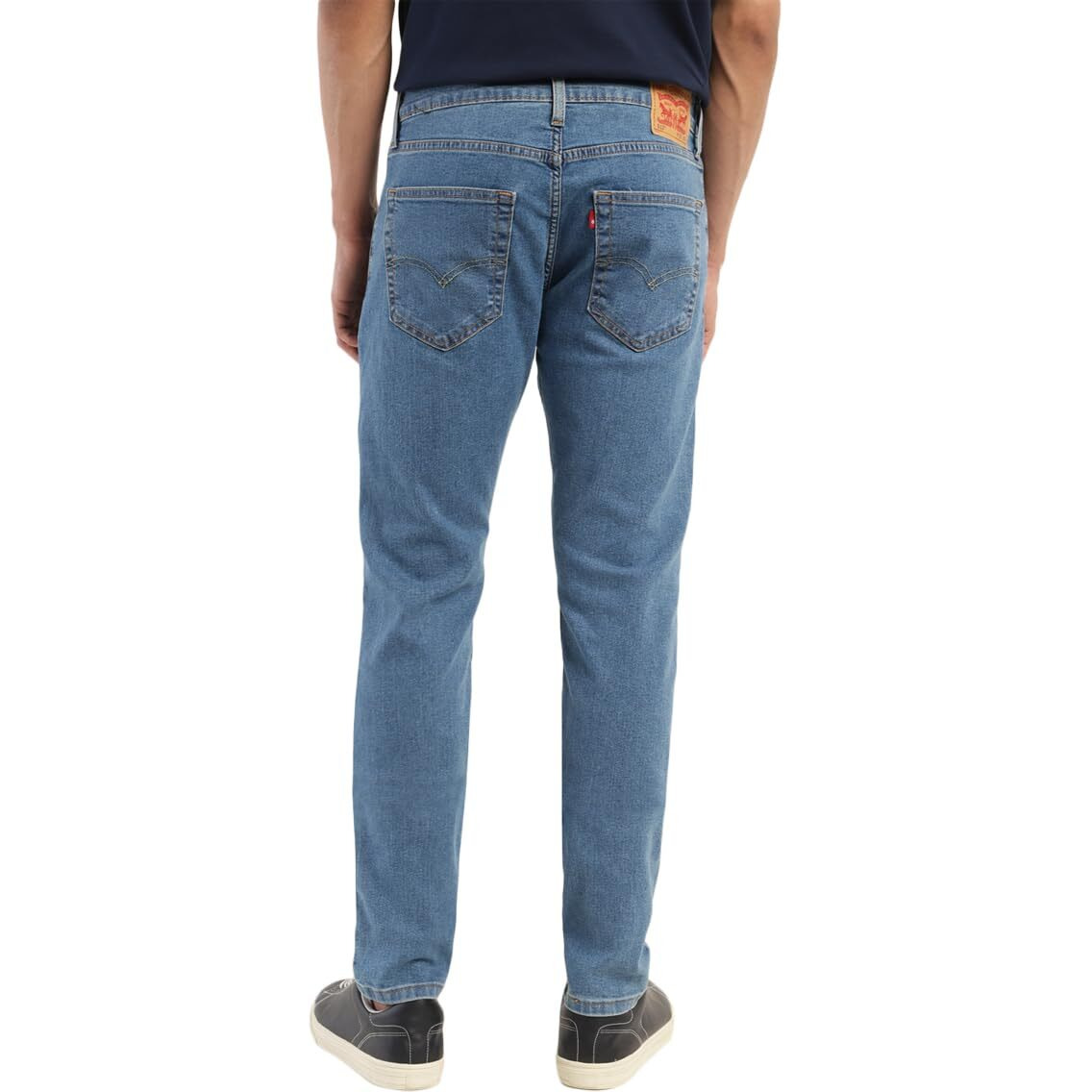 Levis Mens 512 Slim Tapered Fit Mid-Rise Stretchable Jeans