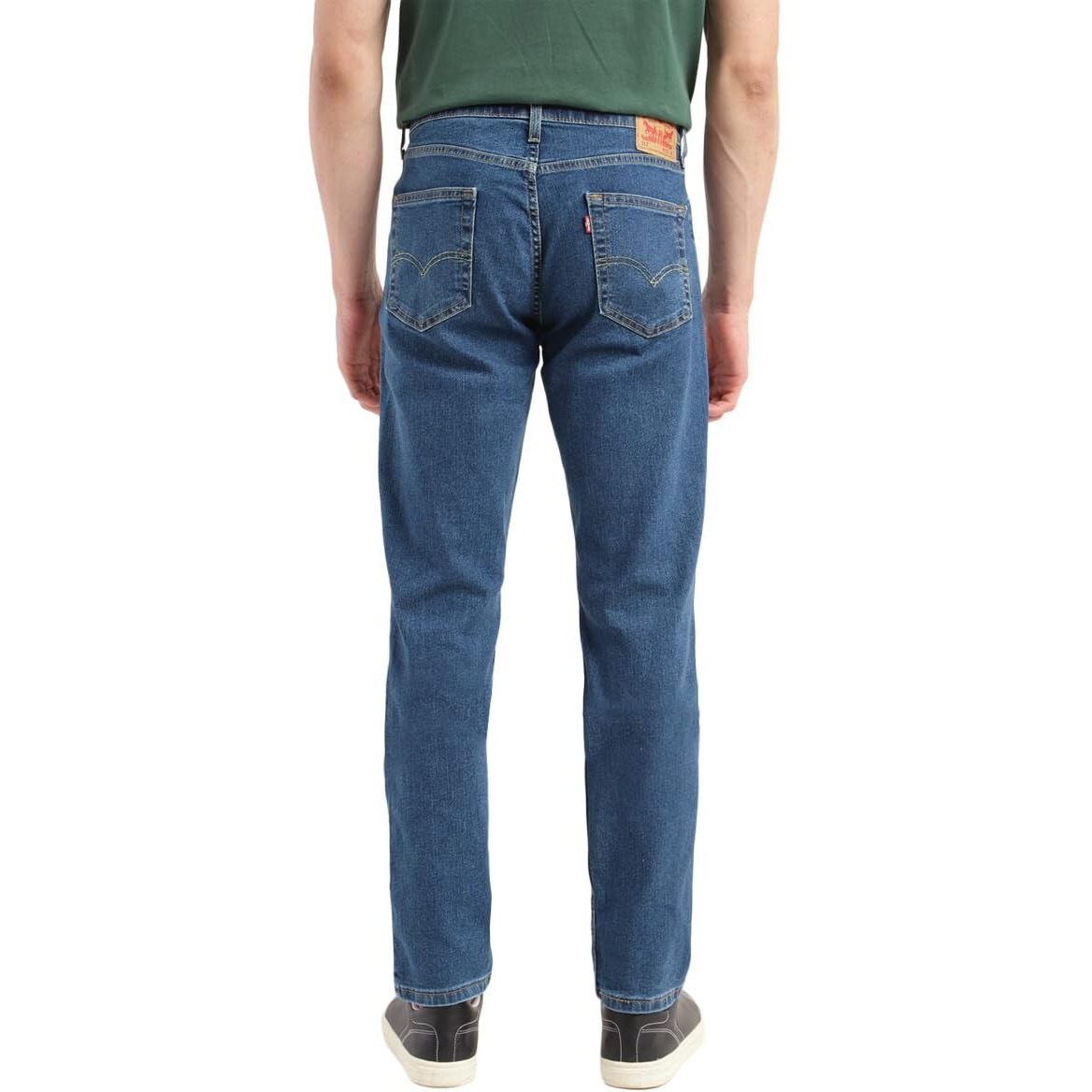 Levis Mens 511 Slim Fit Mid-Rise Stretchable Jeans Blue
